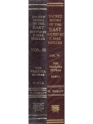 The Vedanta-Sutras - With the Commentary of Sankaracarya (Set of 2 Parts)