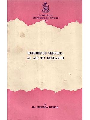 Reference Service: An Aid to Research (An Old and Rare Book)