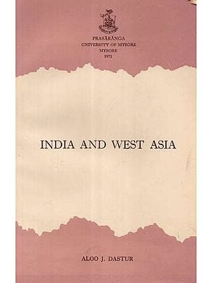 India and West Asia (An Old and Rare Book)