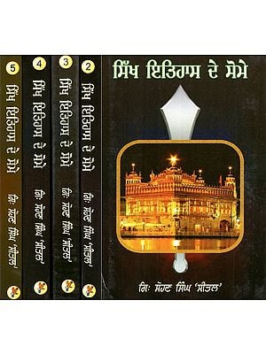 ਸਿੱਖ ਇਤਿਹਾਸ ਦੇ ਸੋਮੇ- Sikh Itihaas De Somey in Punjabi (Set of 5 Volumes)