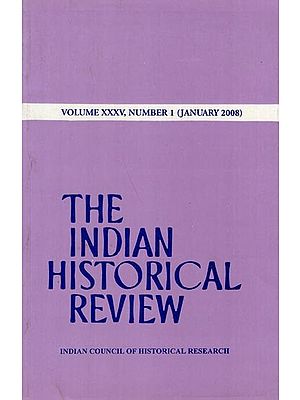 The Indian Historical Review- Volume XXXV, Number 1, January 2008