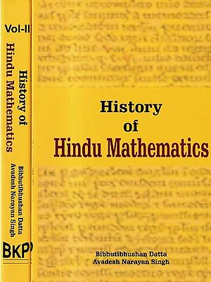 History of Hindu Mathematics (Set of 2 Volumes)