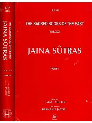 Jaina Sutras Translated from Prakrit by Hermann Jacobi (Set of 2 Volumes)