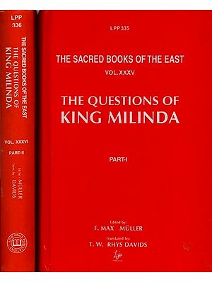 The Questions of King Milinda: Set of 2 Parts