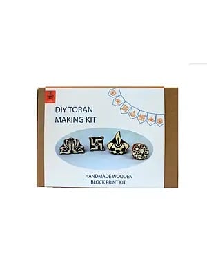 DIY Toran Making Kit: Handmade Wooden Block Print Kit