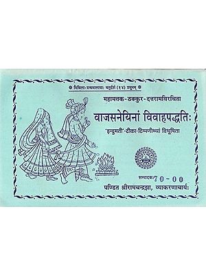 वाजसनेयिनां विवाहपद्धति : Marriage Rituals According to Vajasneyi Samhita