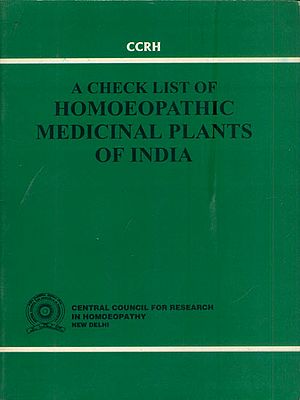 A Check List of Homoeopathic Medicinal Plants of India