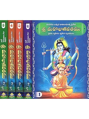 Sri Mahabhagavatam in Telugu (Set of 5 Volumes)