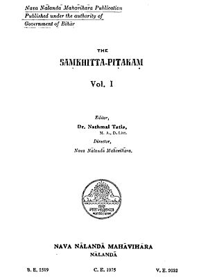 The Samkhitta Pitakam in Pali (An Old and Rare Book)