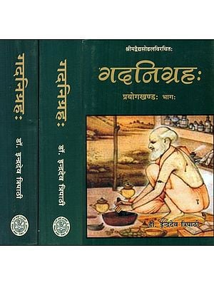 गदनिग्रहः- Gada Nigraha Of Sri Vaidya Sodhala With Hindi Commentary (Set of 3 Volumes)