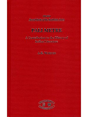 Pali Metre (A Contribution to The History of India Literature)
