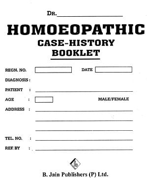 Homoeopathic Case-History Booklet
