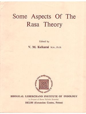 Some Aspects of The Rasa Theory (An Old and Rare Book)