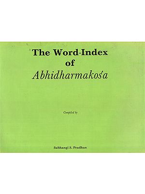 The Word Index of Abhidharmakosa (An Old Book)