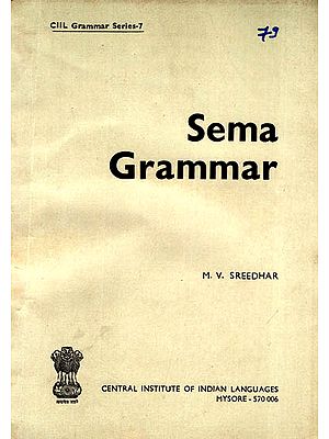 Sema Grammar (An Old and Rare Book)