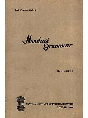 Mundari Grammar (An Old and Rare Book)