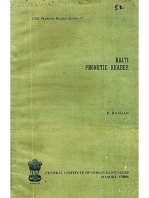 Balti Phonetic Reader (An Old and Rare Book)
