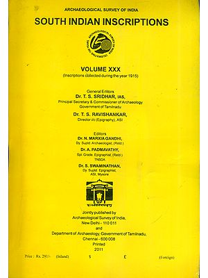 South Indian Inscriptions- (Inscriptions Collected during the year 1915)