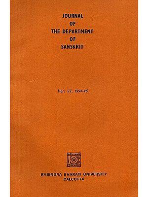 Journal of The Department of Sanskrit- Volume 6, 1994-96