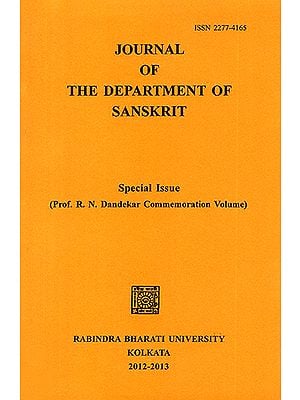 Journal of The Department of Sanskrit (Special Issue)