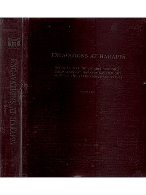 Excavations At Harappa - Set of 2 Volumes (An Old and Rare Book)