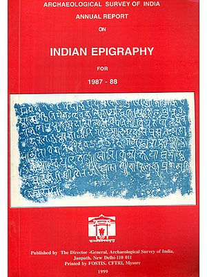 Annual Report on Indian Epigraphy for 1987-88