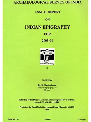 Annual Report on Indian Epigraphy for 2003-04