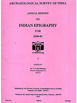 Annual Report on Indian Epigraphy for 2000-01