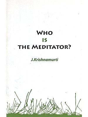 Who is the Meditator?