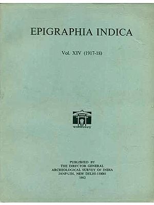 Epigraphia Indica - Vol-XIV (1917-18)