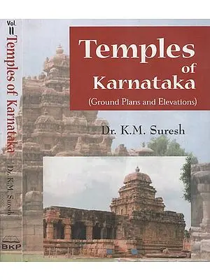 Temples of Karnataka- Ground Plans and Elevations (Set of Two Volumes)