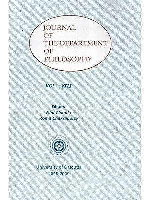 Journal of the Department of Philosophy: Vol- VIII (2008-2009)