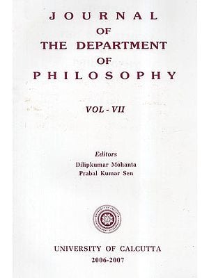 Journal of the Department of Philosophy: Vol- VII (2006-2007)