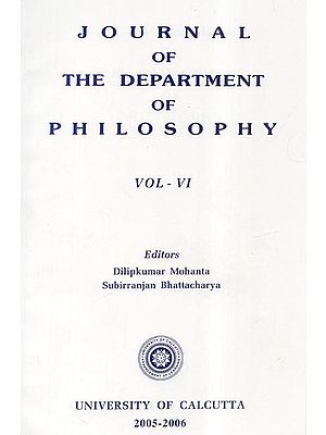 Journal of the Department of Philosophy: Vol- VI (2005-2006)