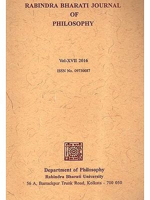 Rabindra Bharati Journal of Philosophy: Vol-XVII (2016)