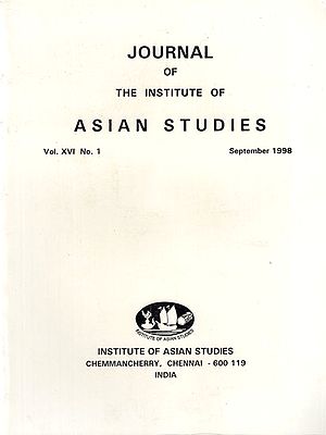 Journal of The Institute of Asian Studies- Vol. XVI, No. 1- September 1998 (An Old Book)