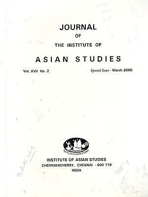 Journal of The Institute of Asian Studies- Vol. XVII, No. 2- Special Issue- March 2000 (An Old Book)