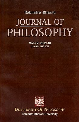 Rabindra Bharati Journal of Philosophy: Vol- XV, 2009- 10