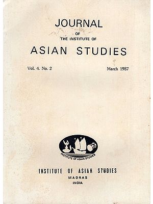 Journal of The Institute of Asian Studies- Vol. 4. No. 2- March 1987 (An Old and Rare Book)