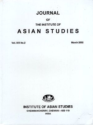 Journal of The Institute of Asian Studies- Vol. XIX, No. 2- March 2002 (An Old Book)