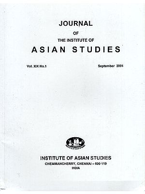 Journal of The Institute of Asian Studies- Vol. XIX , No. 1- September