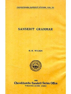 Sanskrit Grammar (An Old and Rare Book)
