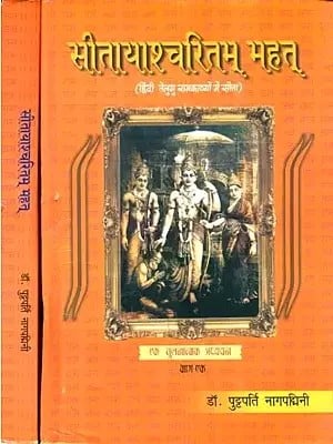 सीतायाश्चरितम् महत्: Sita in Hindi and Telugu Rama Kavyas (Set of 2 Volumes)