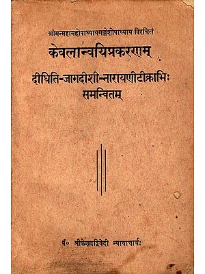 केवलान्वयिप्रकरराम: Keval Anvaya Prakaranam (An Old and Rare Book)