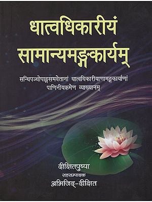 धात्वधिकारियम सामान्यमङ्गकार्यम: A Book on Dhatus