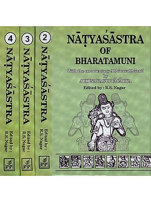 Natyasastra of Bharatamuni- With the Commentary Abhinava Bharati of Abhinava Gupta (Set of 4 Volumes)