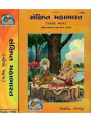 સંક્ષિપ્ત મહાભારત: Mahabharat in Gujarati (Set of 2 Volumes)