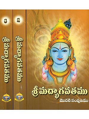 Shrimad Bhagavat in Telugu (Set of Three Volumes)