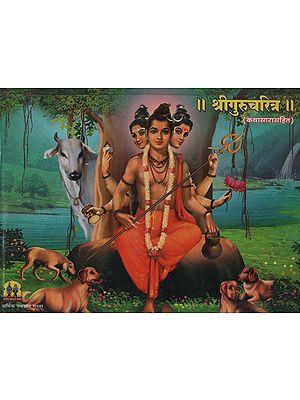 श्री गुरुचरित्र कथासारासहित - Story of Shri Gurucharitra with Kathasara  (Marathi)