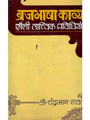 ब्रजभाषा काव्य शैली तात्विक प्रविधियां: Brajbhasha Poetic Style Elemental Techniques (old and rare book)